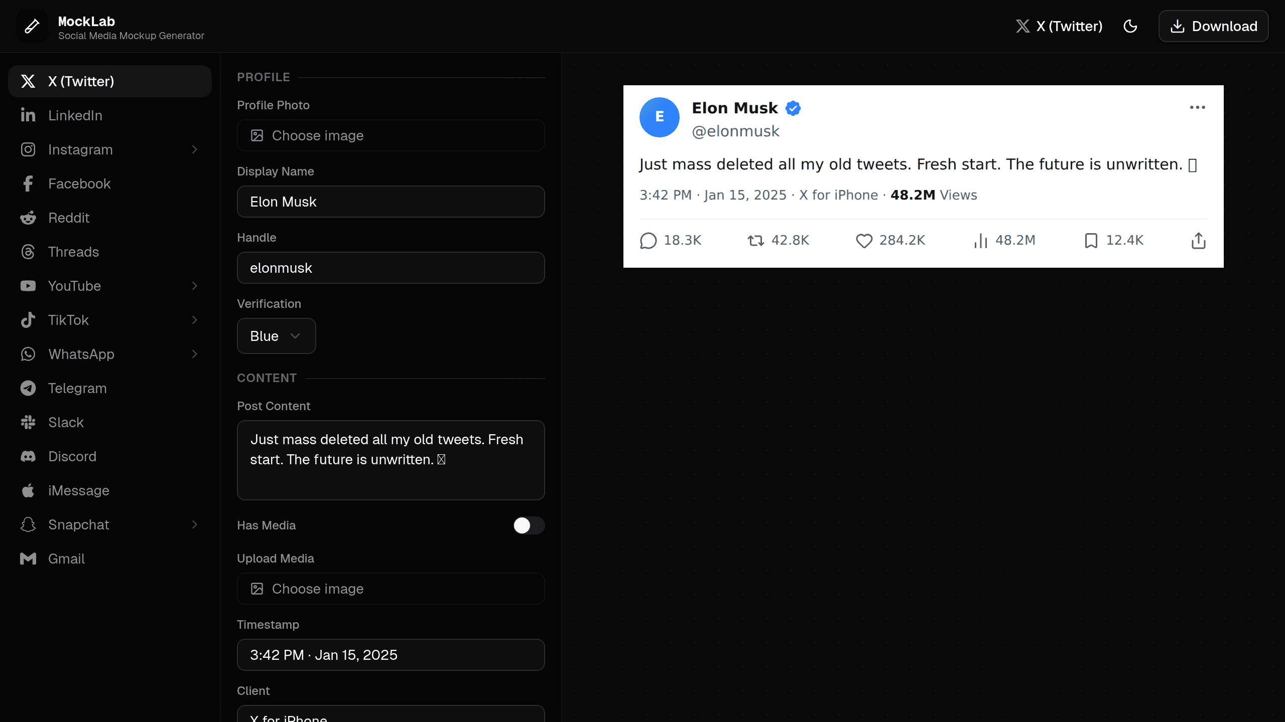 MockLab screenshot