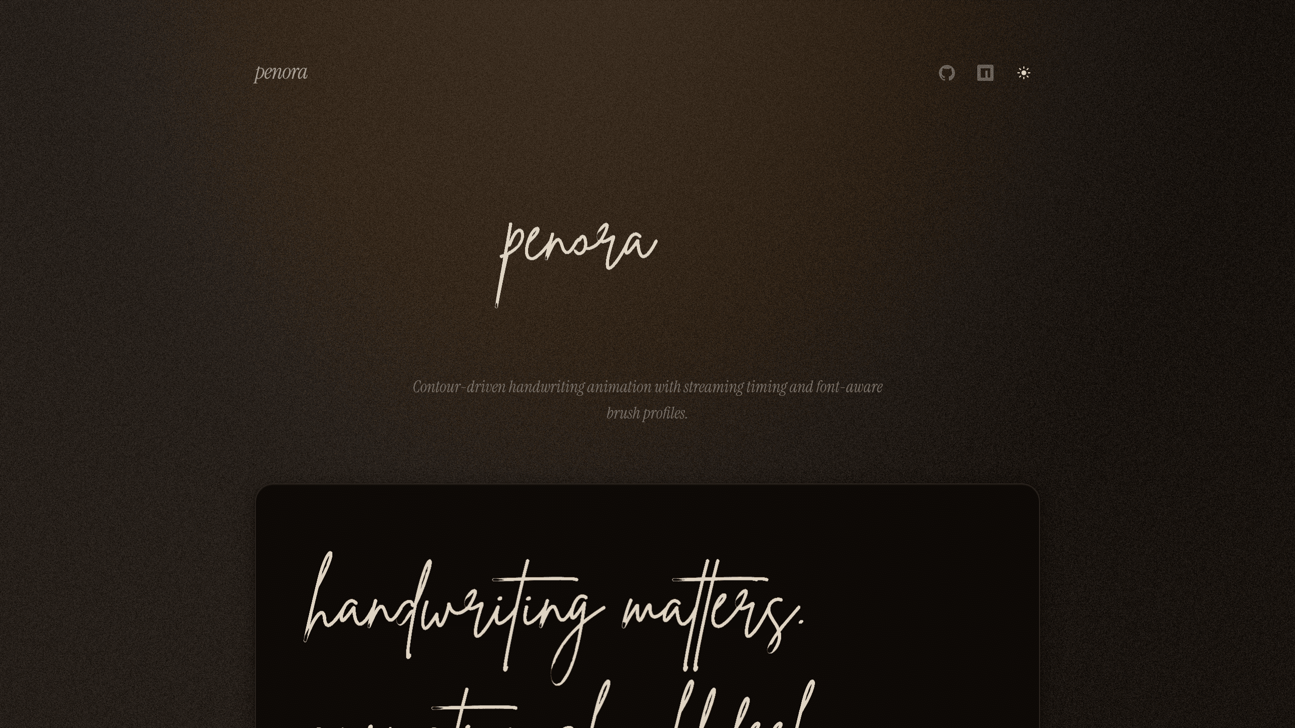 penora screenshot